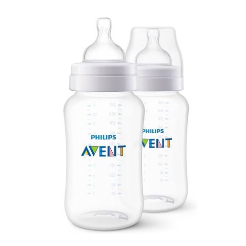 Avent Anti-Colic Feeding Bottle, BPA Free, For 3+ Months, 2 X 330ml, SCY106/02