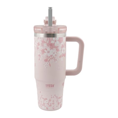 AJF TYESO Stainless Steel Aura Tumbler 900ml, Pink, SUS304