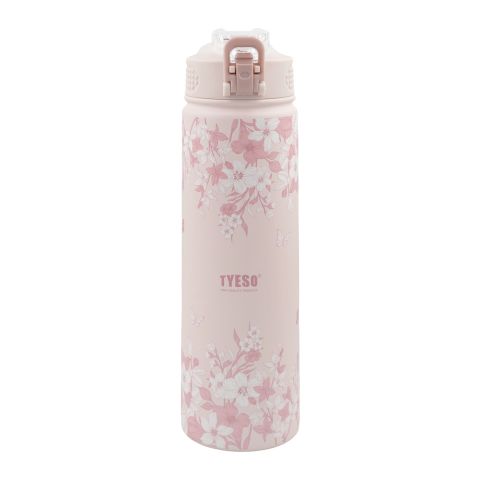 AJF TYESO Stainless Steel Wander Bottle, 750ml, Pink, SUS304