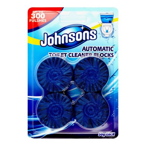 Johnsons Automatic Toilet Cleaner Block, 4 X 50g