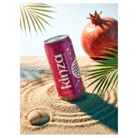 Kinza Pomegranate Carbonated Drink, 250ml