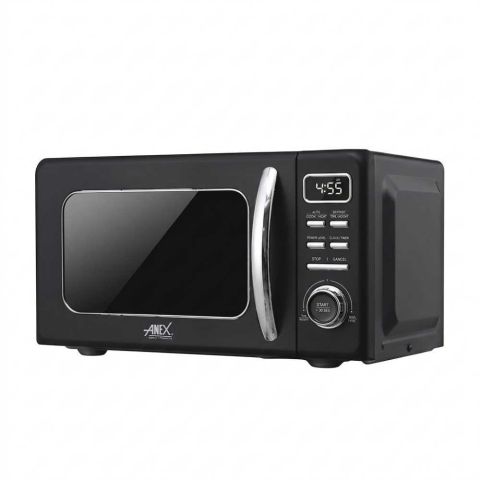 Anex Deluxe Microwave Oven, 23 Liters, 700-900W, Black, AG-9030