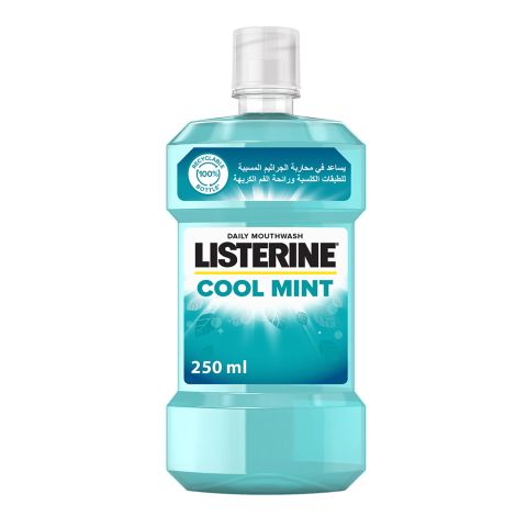 Listerine Cool Mint Antiseptic Mouthwash, 250ml