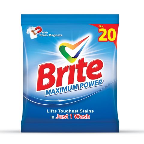 Brite Maximum Power Washing Powder, 65g