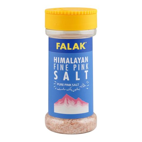 Falak Himalayan Fine Pink Salt, 150g, Bottle