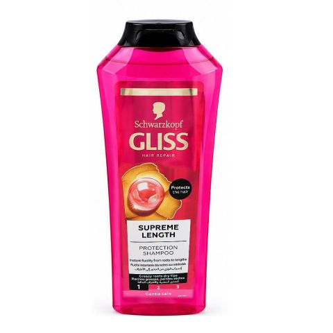 Schwarzkopf Gliss Supreme Length Protection Shampoo, 400ml