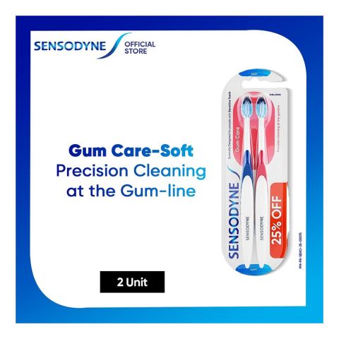 Sensodyne Gum Care Tooth Brush, 2-Pack, Soft