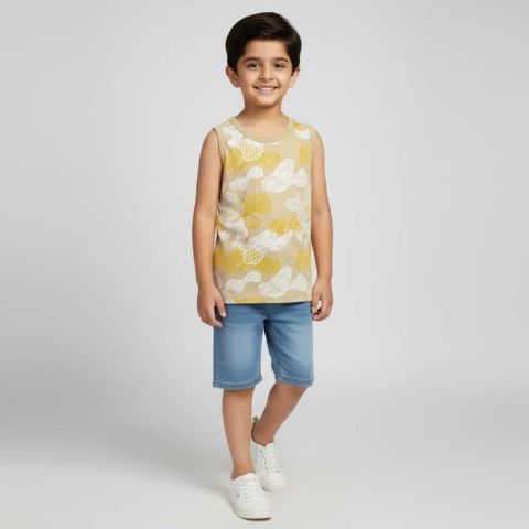 Basix Boys Champ Champ Tank Top, 2704