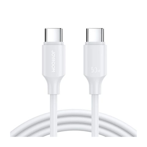 Joyroom 60W Type-C To Type-C Fast Charging Data Cable, 1m, White, S-CC060A9