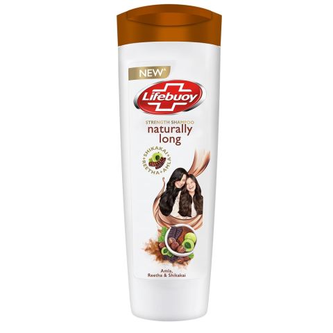 Lifebuoy Naturally Long Amla Reetha & Shikakai Strength Shampoo, 650ml