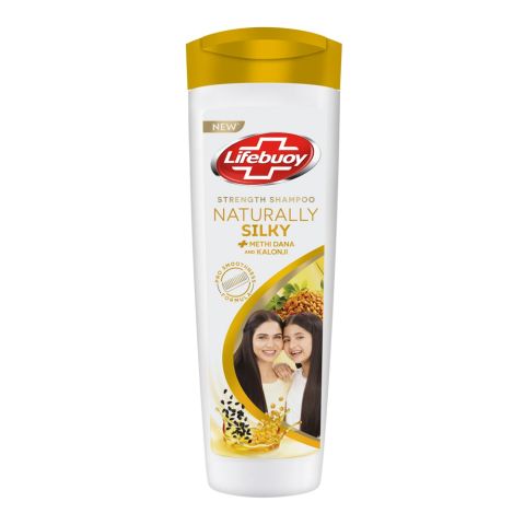 Lifebuoy Naturally Silky + Methi Dana And Kalonji Strength Shampoo, 175ml