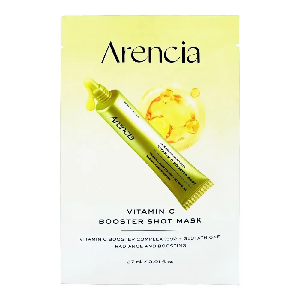 Arencia Vitamin C Booster Shot Mask, Niacinamide, Glutathione, For ...