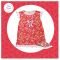 Tiny Trends Girls Single Jersey Frock, Red