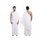 Hajj And Umrah Ahram Towel, Cotton Fabric, For Men's, White
