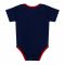 IXAMPLE Boys Baby Navy Short Sleeve Body Suit