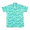 Basix Kid's Sweat Heart Short Sleeves Nightwear Set, Sea Green, GRL-173