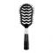 Hair Brush, Black/Silver, Small, 9896JS