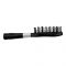 Hair Brush, Black/Silver, Small, 9896JS