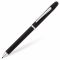 Cross Tech3+ Satin Black Multi-Function Ballpoint Pen With Chrome-Plated Appointment, Black/Red/Pencil/Eraser, AT0090-3