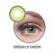 Optiano Soft Color Contact Lenses, Emerald Green