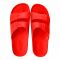 Bata Ladies Rubber/PVC Slipper, Red, 6725042