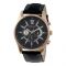 Titan Chronograph Black Dial Leather Strap Men's Watch, 9322WL02