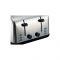Black & Decker 4 Slice Toaster, 1800 Watts, ET304