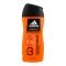 Adidas Team Force Stimulating Body, Hair & Face Shower Gel, Orange Extract, 250ml