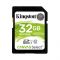 Kingston 32GB SDHC SD Card, Class 10, Canvas Select