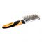 Maggie Hair Brush, Yellow/Silver, Rectangle Shape, MGVT-12N