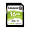 Kingston 16GB SDHC SD Card, Class 10, Canvas Select