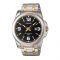 Casio Enticer Men's Black/Gold Analog Watch, Stainless Steel Band, MTP-1314SG-1AVDF