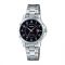 Casio Women's Analog Black Dial Stainless Steel Dress Watch, LTP-V004D-1BUDF