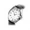 Casio Enticer Men's White Dial Black Leather Strap Analog Watch, MTP-1183E-7BDF