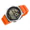 Casio Youth Orange Illuminator 5 Alarms Digital Men's Watch, AE-1000W-4BVDF
