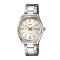 Casio Enticer Women's Silver/Gold Stainless Steel Strap Watch, LTP-1302D-7A2VDF