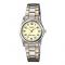 Casio Casual Women's Analog Stainless Steel Watch, Gold Ion Plated Band, LTP-V001SG-9BUDF