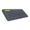 Logitech K380 Multi Device Bluetooth Wireless Keyboard, Black