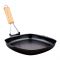 Xinmao Non-Stick Square Grill Pan, Heavy Gauge, 24 CM/9.4 Inches