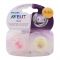 Avent Mini Soothers 2-Pack 0-2m Pink/Yellow - SCF151/02