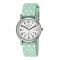 Timex Women's Weekender Green Polka Dot Silver - Tone Case White Dial TW2P65500