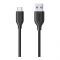Anker PowerLine USB-C To USB 3.0 Cable 3ft Black - A8163H11