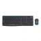 Logitech Wireless Combo Keyboard, Black/Blue, MK275,920-008460