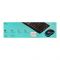 Logitech Wireless Combo Keyboard, Black/Blue, MK275, 920-008460