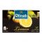 Dilmah Lemon Flavoured Ceylon Black Tea, 20 Tea Bags