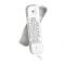 Alcatel White Ultra Compact Corded Landline Phone, T16
