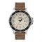 Timex Expedition Men's Cream Dial Leather Strap Watch - TW4B10600