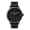 Timex Men's Expedition Scout 43 Black Leather Strap Watch - TW4B11400