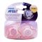 Avent Fashion Orthodontic Soothers, 2-Pack, Pink, 0-6m, SCF180/23