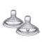 Tommee Tippee 3m+ Medium Flow Closer To Nature Teats 2-Pack - 421122/38